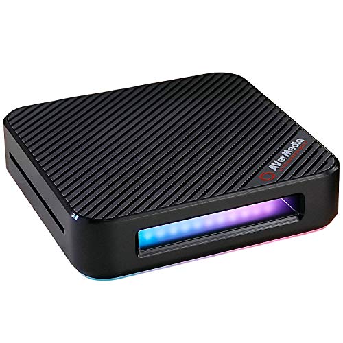 AVerMedia Live Gamer Bolt, 4Kp60 HDR Pass-Through, Ultra Low Latenz, HDMI 2.0, Flackerndes Licht RGB, einfache und schnelle Verbindung mit Nintendo, Xbox,