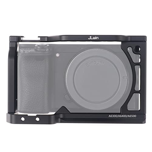 Hersmay Kamerakäfig aus Aluminium Camera Cage für Sony A6500 A6400 A6300 A6000 A6100