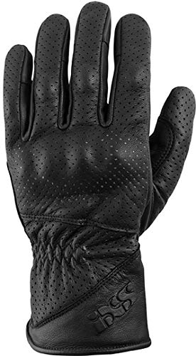 IXS Motorradschutzhandschuhe, Motorradhandschuhe lang X-Handschuhe Belfast schwarz XL, Herren, Tourer, Ganzjährig, Leder