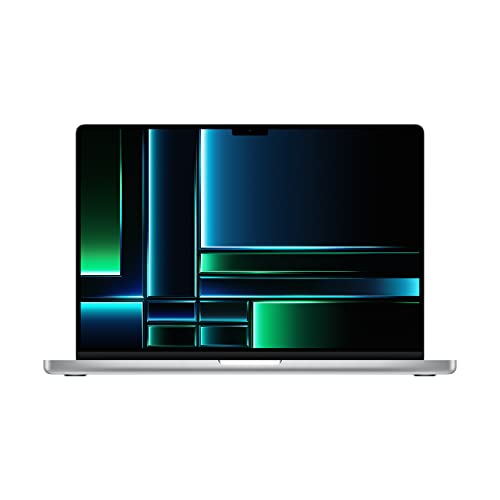 Apple 2023 MacBook Pro Laptop M2 Pro Chip mit 12‑Core CPU und 19‑Core GPU: 16" Liquid Retina XDR Display, 16GB Gemeinsamer Arbeitsspeicher, 512 GB SSD Speicher, beleuchtete Tastatur; Silber
