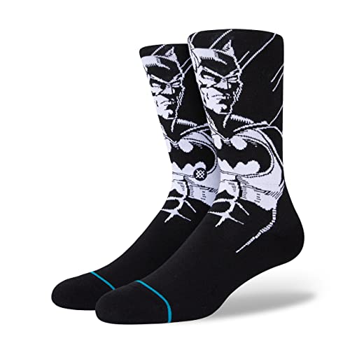 Stance Men's The Batman Crew Socks Black L