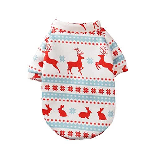 Weihnachten Hund Hoodie Mantel Winter Warme Haustierkleidung für Chihuahua Shih Tzu Pullover Sweatshirt Welpen Katze Pullover Hund Haustierkleidung