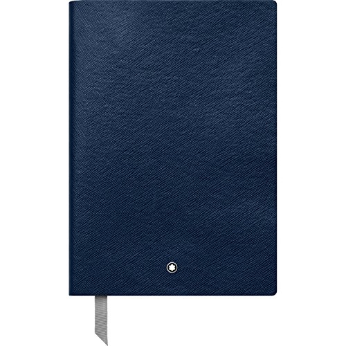 Montblanc Notebook 113639 Fine Stationery #146 - Leder Notizbuch A5 kariert mit Softcover - Farbe: Indigo - 192 Seiten