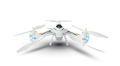 Tekk Drone cx35 C Phoenix Drone 751 N mit Camera HD und Videoübertragung in FPV, Schwarz/Hellblau