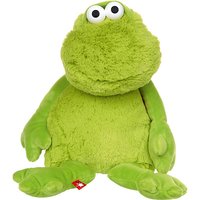 Sigikid Mädchen und Jungen, Frosch Sweety mit Verstellbarer Mimik, empfohlen ab 12 Monaten, grün, 42458 Kuscheltier