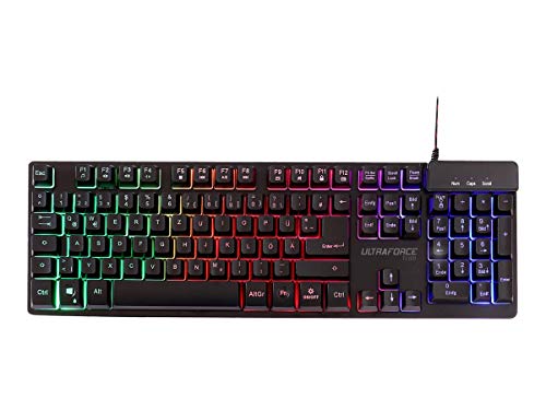 ULTRAFORCE T3 LED Gaming Keyboard Tastatur Beleuchtung