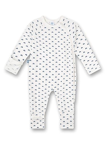Sanetta Baby-Jungen Strampler beige Kleinkind-Schlafanzüge, White Pebble, 074