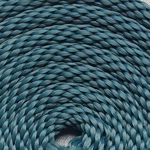 Hundeleine Slip Rope Blei Leine Starke Hochleistungsseilzug-Trainingsleine Leinen-Blau, L 12mm 5FT