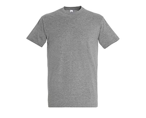 Sols 12er Pack s Imperial T-Shirts Übergrößen XS bis 5XL (5XL, Graumeliert)