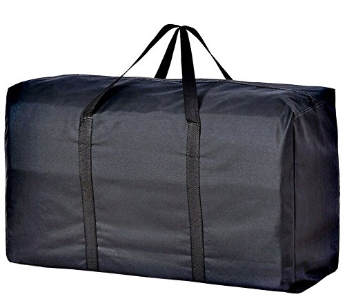 Übergroße Aufbewahrungstasche 600D Oxford Aufbewahrungsbehälter Organisator Speicher Beutel Reisetasche Tragetasche Camping Tasche Transporttasche für Bettdecken, Kissen, Kleidunge, Bettwäsche