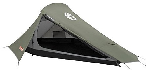 Coleman Zelt Bedrock 2, 2 Personen Zelt für Trekkingtouren, Camping oder Festivals, kleines Packmaß, passt in einen Rucksack, Wasserdicht WS 2000 mm