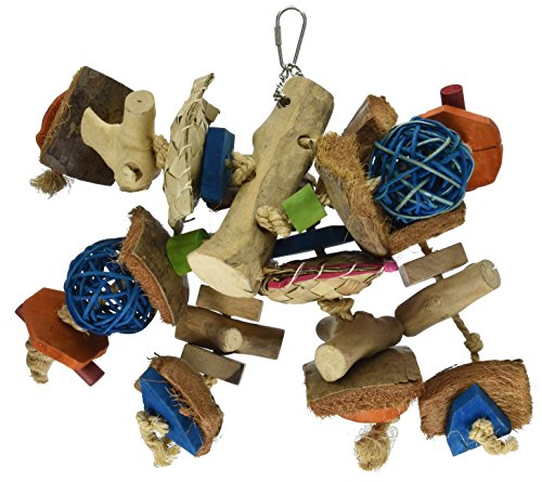 A&E Cage Company HB46522 Java Wood Chunky Monster Vogelspielzeug, 20,3 x 30,5 cm