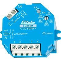 Eltako AP/UP-Stromstoß-Schalter ESR61M, 1 + 1 Schließer 10 A ESR61M 8 - 230 V/UC 1 + 1 Schließer 10 A 250 V/AC (Glühlamp (61200301)