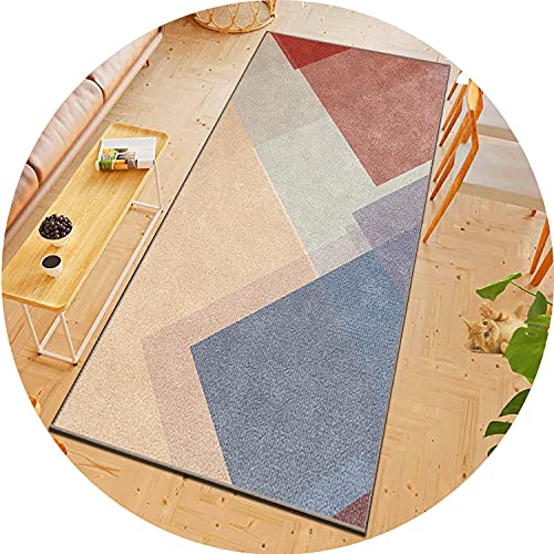 ACUY Luxus Teppich 110x160cm, Teppiche für Flur, Benutzerdefinierte Länge, für Wohnzimmer Flur Büro Schlafzimmer Küche