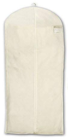 HBCOLLECTION - Kleidersack Kleiderhülle natürlicher Baumwolle Langformat (Mantel, Kleid ...) 152cm