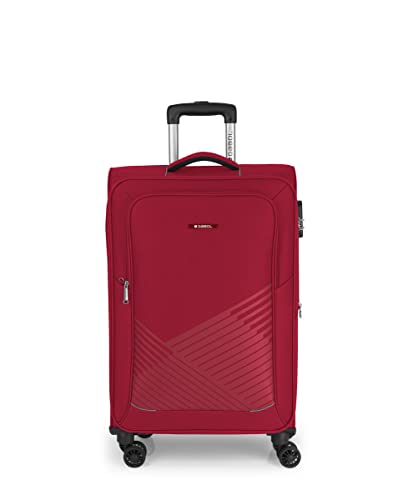 Lissabon Erweiterbarer mittelgroßer Koffer mit einem Fassungsvermögen von 78 l, rot, Koffer und Trolleys