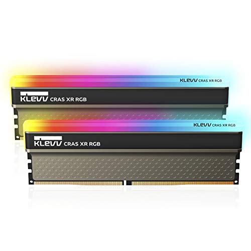 KLEVV CRAS XR RGB 16GB Kit (8GB x 2) 4000MHz Gaming Memory DDR4-RAM XMP 2.0 Ultra-High Performance