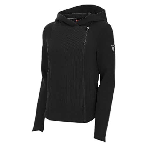 Macron Damen Athleisure FCC Winnipeg Full Length Zip Hoodie Blk Wmn Sweatshirt, Schwarz, S