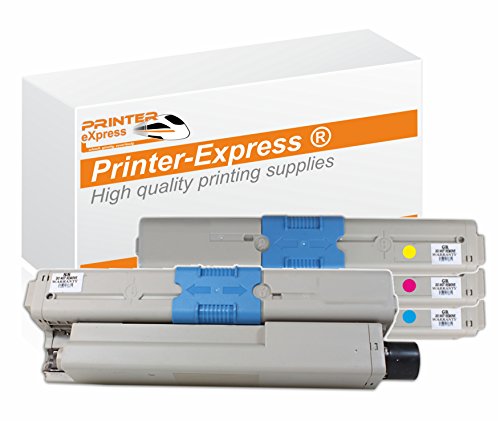 Printer-eXpress XL Toner 4er Set für C310, C330, C331, C510, C511, C530, C530DN, C531, C531DN, MC351, MC351DN, MC352, MC352DN, MC361, MC361DN, MC362, MC362DN, MC561, MC561DN, MC562, MC562DN Drucker