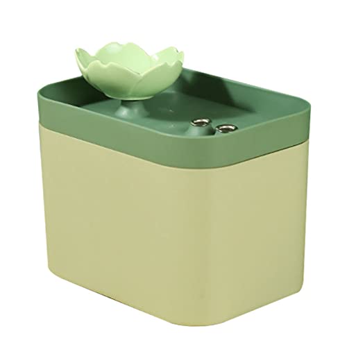 Raxove Katzenblumenbrunnen, automatischer Mini-Katzenwasserspender mit Filter, extrem leiser Keramik-Trinkspender für Katzen und Hunde