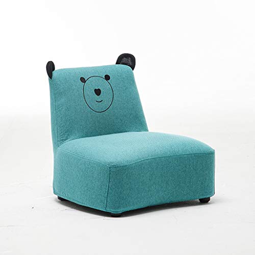 Das Tierische Nette Sofa-Couch-Lehnsessel-Stuhl-Kissen-Baby-Mädchen Der Kinder, Das Für Kindergarten, Schlafzimmer, Wohnzimmer Waschbar Ist Blue2