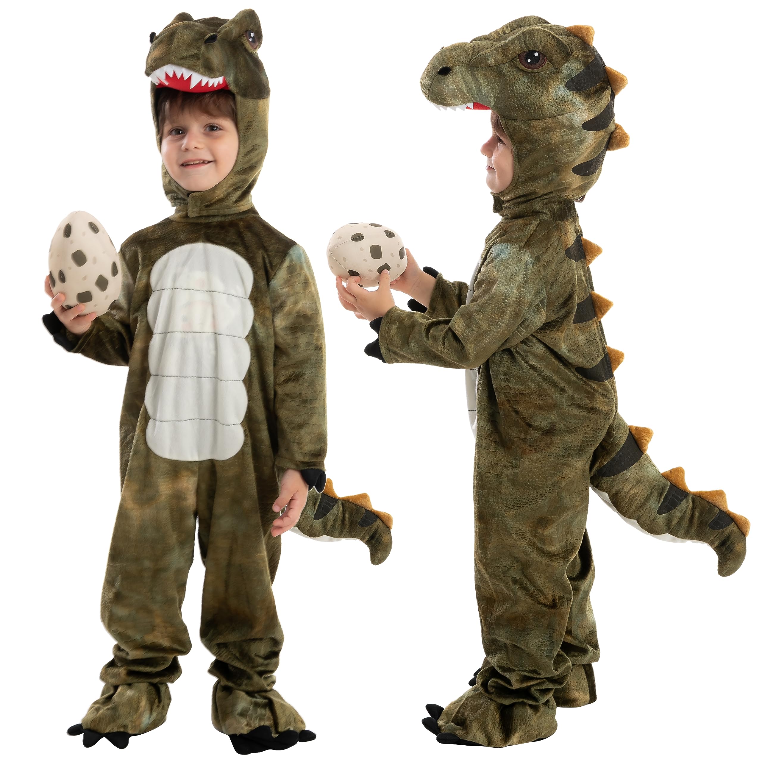 Spooktacular Creations Kinder Unisex T-Rex Realistisches Dinosaurier Kostüm für Halloween Dinosaurier Dress Up Party, Rollenspiel und Cosplay (18-24 months)