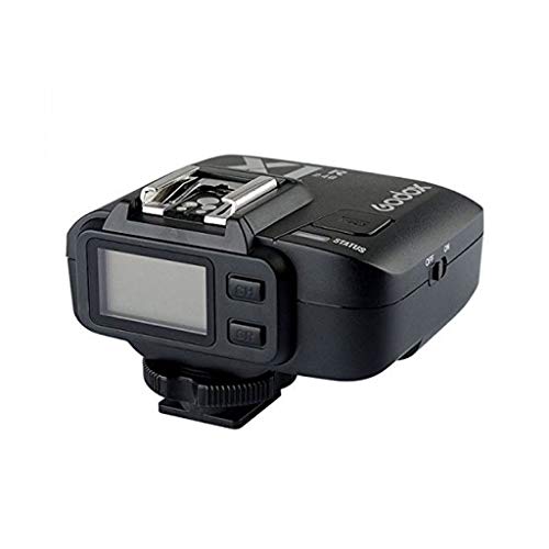 Godox X1R-N 2,4 GHz Drahtlos-Hot-Schuh-Flash Trigger Empfänger D70/D70s/D80/D90/D1200/D300/D300S/D600/D700/D750/D800/D810/D3000 Serie/D5000 Serie/D7000-Serie für Nikon DSLR schwarz