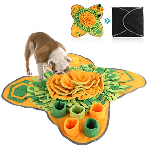 Petyoung Haustier Schnupftabak Matte Hunde Futtermatte für Hunde Haustier Puzzle Spielzeug langlebige interaktive Hundespielzeug fördert die natürliche Futtersuche Fähigkeiten