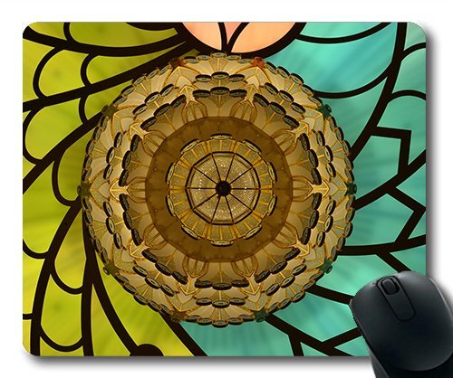 (Precision Lock Edge Mouse Pad) Kaleidoscope Dream Illusion Abstract Gaming Mouse Pad Mouse Mat for Mac or Computer
