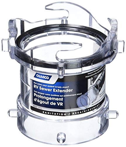 Camco 39562 transparenter Abwasserschlauch 8,9 cm Adapter Zoll