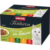 animonda vom Feinsten Adult Raffinesse in Sauce Adult Mixpaket - Sparpaket: 48 x 85 g