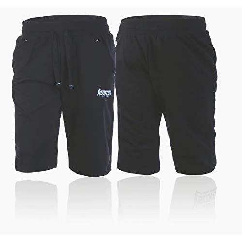 BOXEUR DES RUES - Charcoalgrey Shorts with Drawstring Adjustment, Man, L