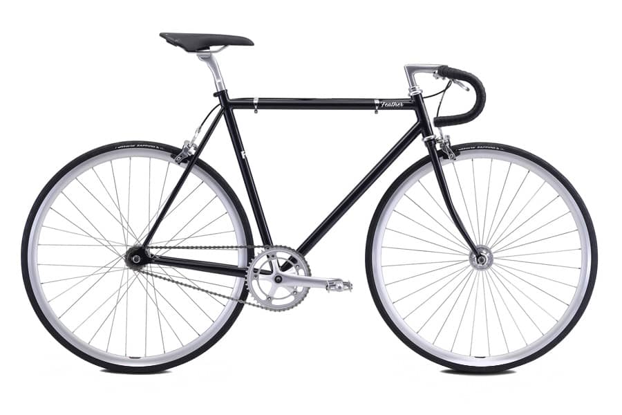 Fuji Bikes Feather 2022 Fixie / Singlespeed Fahrrad Midnight Black