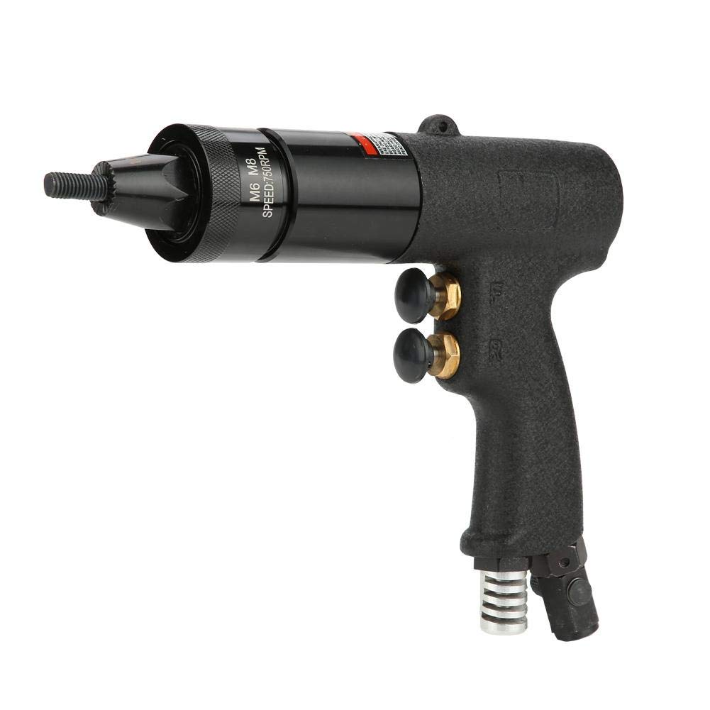 Pneumatische Nietpistole, Nietmutternpistole mit Anti-Rutsch-Griff Geeignet für alle Arten von Metallplatten-, Rohr- und anderen Fertigungsindustrien(KP-739A)