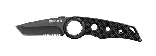 Gerber,1027852,Taschenklappmesser AA8mit Taschenclip,Klingenlänge: 7,6 cm,Remix Tactical Folding Knife, Schwarz,31-003641