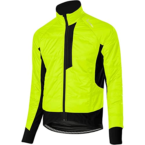 LÖFFLER M Bike ISO-Jacket Primaloft Mix Gelb, Herren PrimaLoft Jacke, Größe 54 - Farbe Neon Yellow