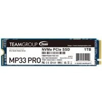 TEAMGROUP MP33 PRO 1TB M.2 PCIe 2280 NVMe 1.3 interne SSD, bis zu 2100 MB/s Gen3x4 Solid State Drive, Terabyte Written TBW>600TB TM8FPD001T0C101
