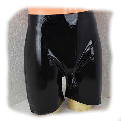 Latex Shorts mit Öffnung vorne Size:XL