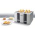 Bosch Haushalt TAT7S45 Toaster 4 Brenner, Toastfunktion Grau, Schwarz