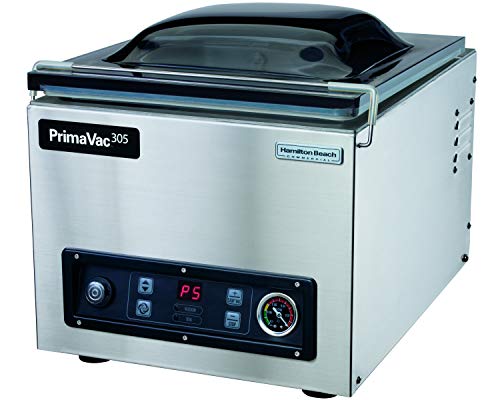 Hamilton Beach Commercial® PrimaVac™305 In-Chamber Vacuum Sealer, HVC305-CE, NSF, 305mm Seal Bar, 220-240V, Stainless Steel