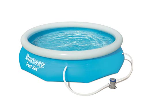 Bestway Fast Set Pool - Ø 305 x 76 cm - Rund - mit Pumpe und Thermometer - 3.638 Liter