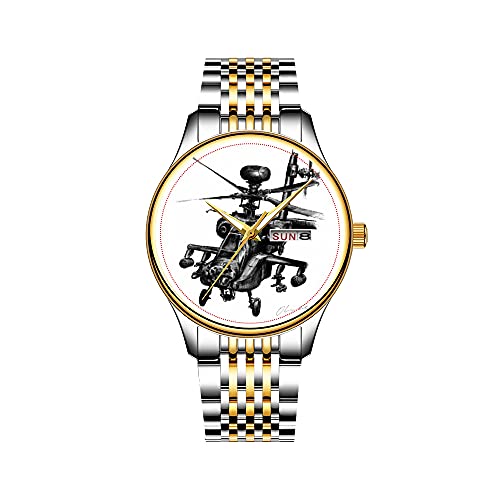 Uhren Herrenmode japanischen Quarz Datum Edelstahl Armband Gold Uhr afrikanischen Elefanten Armbanduhren
