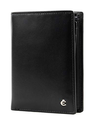Esquire, Harry Geldbörse Leder 9 Cm in schwarz, Geldbörsen für Herren