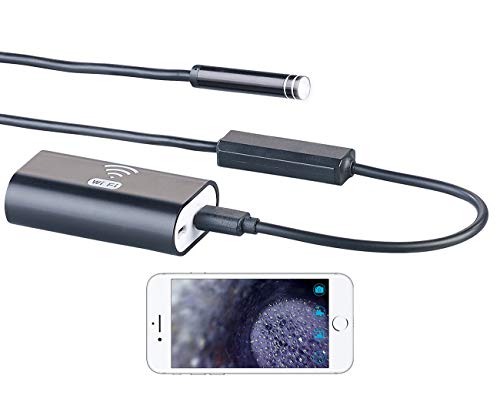 Somikon Endoskopkamera iOS: WiFi-HD-Endoskop-Kamera für iOS- und Android-Mobilgeräte, 2 m (Kamerasonde)