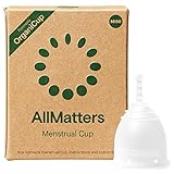 AllMatters Menstruationstasse (ehemals OrganiCup) - Größe Mini - für Jugendliche oder Diejenigen, die eine Kleinere Größe Benötigen - Weiches und Angenehmes Medizinisches Silikon