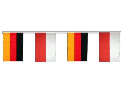 Flaggenfritze® Freundschaftskette Deutschland - Polen