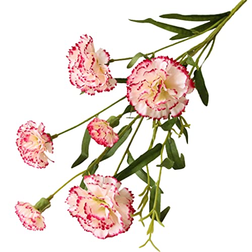 GHQYP Nelke Künstliche Blume, Blumenstrauß aus Kunststoff, künstliche Kunstblumen, Anordnung, Wohnzimmer, Heimdekoration, Simulationsblume