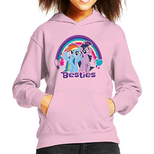 My little Pony Twilight Sparkle Rainbow Dash Besties Kid's Hooded Sweatshirt
