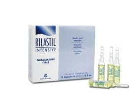 Rilastil Dehnungsstreifen – Ampullen zur Behandlung von Stößen, glättend, 10 x 5 ml