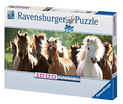 Ravensburger 15091 - Wildpferde - 1000 Teile Panorama Puzzle